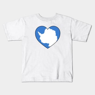 Heart - Antarctica _042 Kids T-Shirt